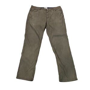 Weatherproof Vintage Mens Straight Fit Pants W38 L32 color Tan Nylon Blend